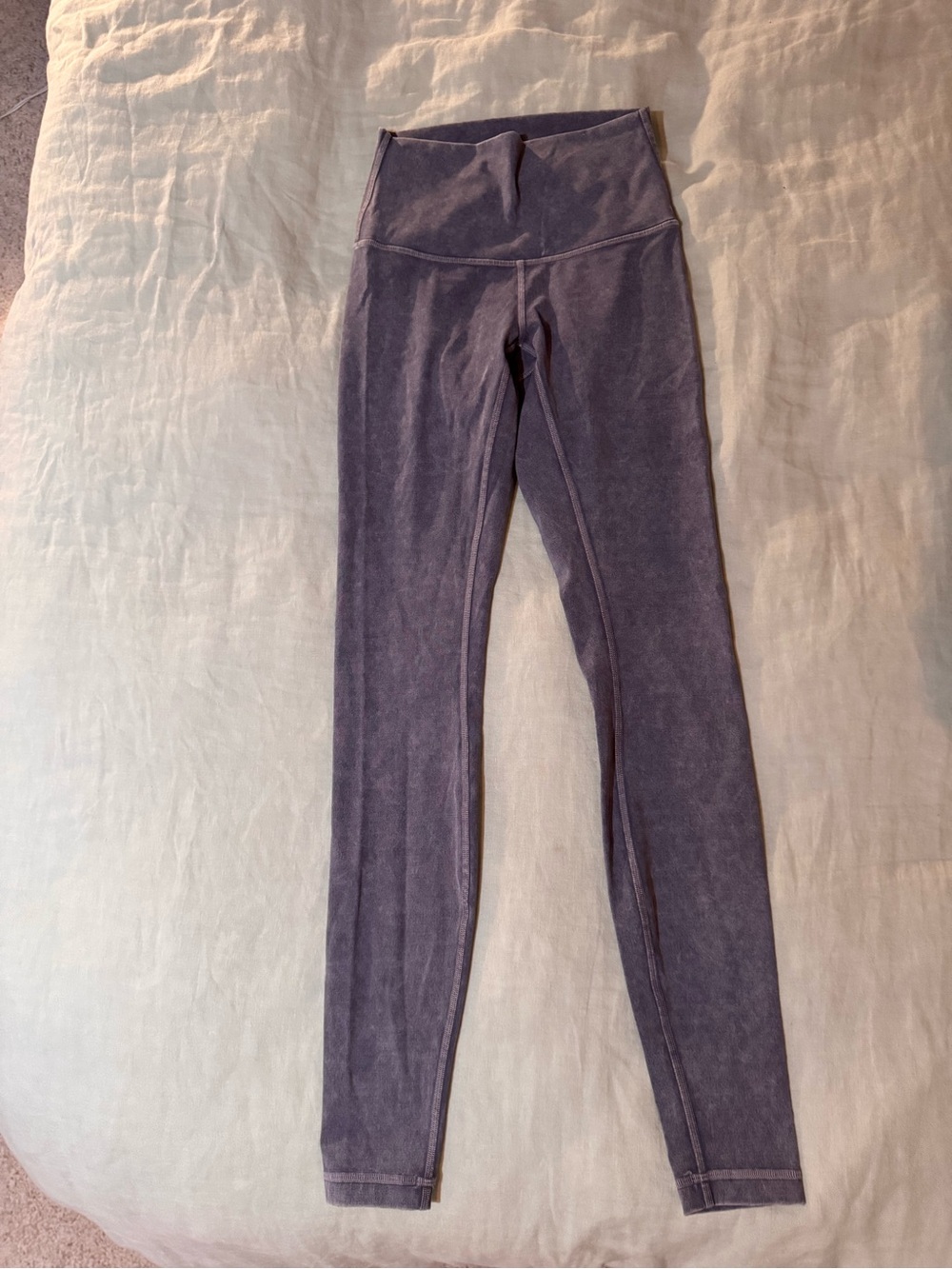 High-Waist Grey Wash Lululemon Leggings